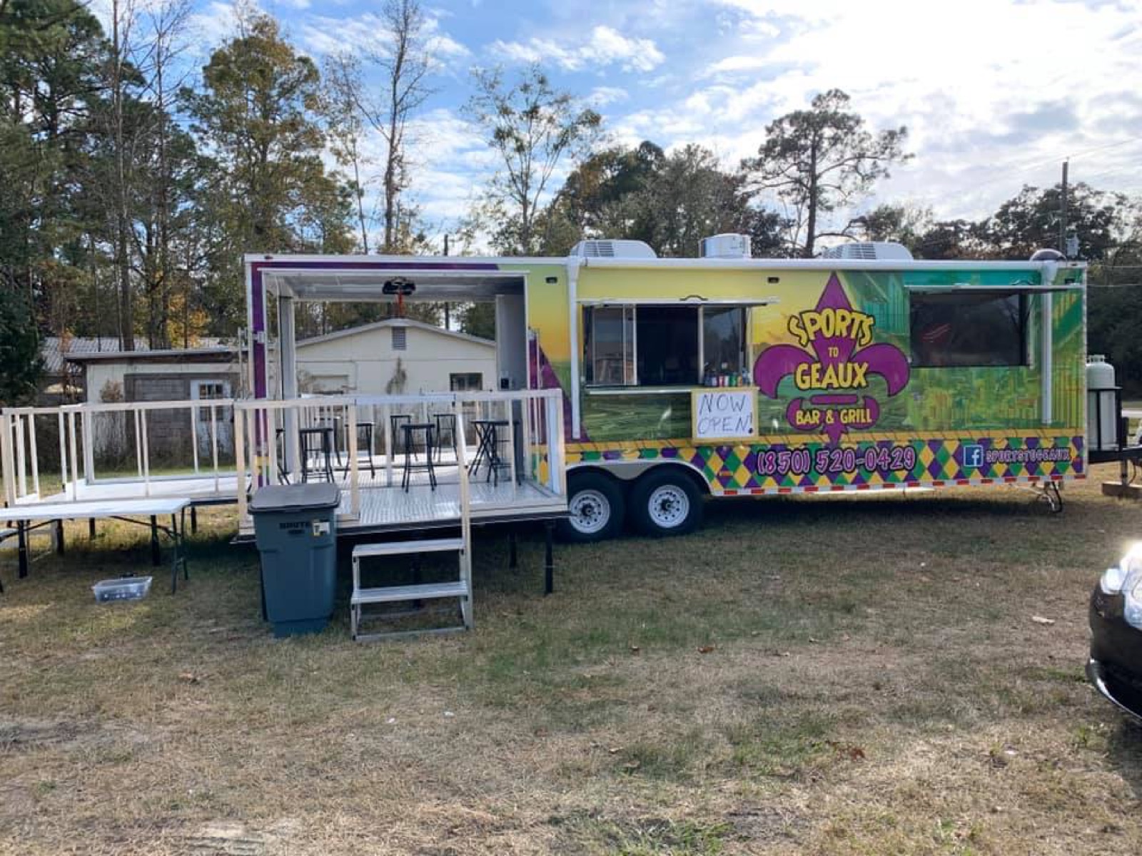 Sports to Geaux food truck on location